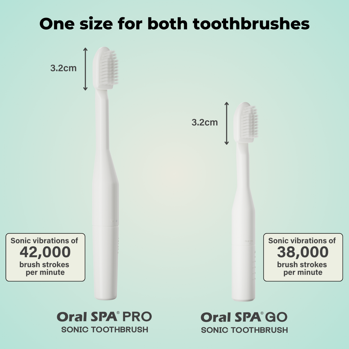 Oral SPA Toothbrush Head