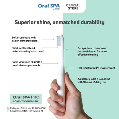 Oral SPA PRO & GO Sonic Toothbrush