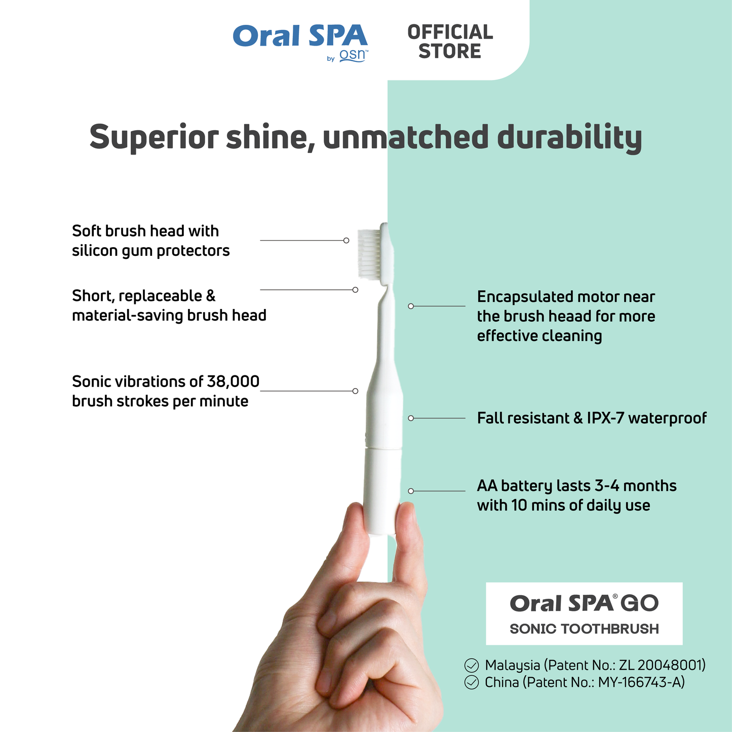 Oral SPA GO Sonic Toothbrush